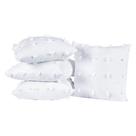 Kit 04 Almofadas Cheias Poppy 45cm X 45cm - Branco