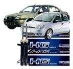 Kit 04 Amortecedor Ford Fiesta Sedan 1.6 8v 2013 2014