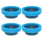 Kit 04 Anel De Cera Com Guia P/ Vedação De Vasos Sanitários