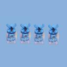 Kit 04 Apontador Portátil Disney Stitch Personagem Fofo Kawaii Sharpener