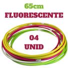Kit 04 Bambolês Flúor NEON Sortidos 65cm Arco Infantil Coloridos NOVIDADE