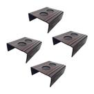 Kit 04 Bandejas Esteira Para Braço De Sofá Porta Copo Plástico Tabaco - SSX Multicoisas