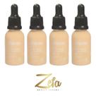 Kit 04 Base Fluída Make Bem Basiquinha 30ml Cor 0,50 - Dapop