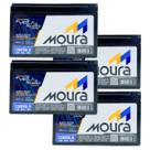Kit 04 Baterias Moura Selada Vrla 12V 9Ah Estacionaria 12Mva-9