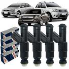 Kit 04 Bico Injetor Bosch Ecosport 2.0 Focus Flex Fusion 2.5