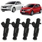 Kit 04 Bico Injetor Bosch Logan 14 A 20 Sandero 1.6 14 A 16