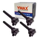 kit 04 Bobina Ignição Tracker 2.0 Grand Vitara 2.0 2.7 V6
