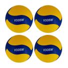 Kit 04 Bola De Vôlei Mikasa V335W Aprovada FIVB
