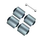 Kit 04 bucha braço traseiro toyota hilux 05/15, sw4 05/15 marcape