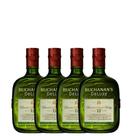 Kit 04 Buchanan's Deluxe Blended Scotch Whisky Escocês 12 Anos 750ml