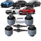 Kit 04 buchas bandeja balança traseira jetta passat tiguan audi q3 2018 2019 2020 2021 2022 2023 2024