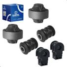 Kit 04 Buchas Bandeja + Bucha da Barra Estabilizadora Dianteira Grand Livina Livina Sentra Tiida