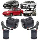 Kit 04 buchas bandeja dianteira jac j3 2011 a 2017 / atos 1998 a 2003 / accent 1994 a 2001