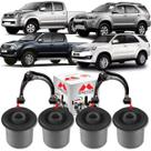 Kit 04 buchas da bandeja superior dianteira hilux / sw4 2005 2006 2007 2008 2009 2010 2011 2012 2013 2014 2015