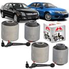 Kit 04 buchas do braço reto oscilante suspensão dianteira fusion 2.3 2.5 3.0 v6 2006 2007 2008 2009 2010 2011 2012