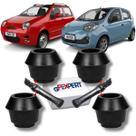 Kit 04 buchas do braço tensor dianteiro chery qq 2011 2012 2013 2014 2015 2016 2017 2018