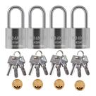 Kit 04 Cadeados Chave Atomica TrianGle Chave Anti-micha Chave Anti-copia