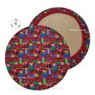 KIT 04 Capa de Sousplat Vermelha Estrela Noel - 35 cm - Várias Cores e Estampas - Supla Jogo Americano KIT 04 Capa de Sousplat Vermelha Estrela Noel - 35 cm - Várias Cores e Estampas - Supla Jogo Americano