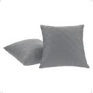 Kit 04 Capas de Almofadas Cor Cinza 45x45cm Tecido Fofinho e Macio Com Zíper Kit 04 Capas de Almofadas Cor Cinza 45x45cm Tecido Fofinho e Macio Com Zíper