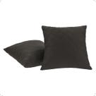 Kit 04 Capas de Almofadas Cor Preto 45x45cm Tecido Fofinho e Macio Com Zíper Kit 04 Capas de Almofadas Cor Preto 45x45cm Tecido Fofinho e Macio Com Zíper
