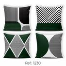 Kit 04 Capas de Almofadas Decorativas Estampadas Diversas