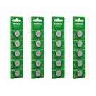 Kit 04 cartelas c/ 5 baterias de litio 3v cr 2032 intelbras