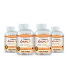 Kit 04 Colágenos DermUp Verisol Maxinutri + Vitaminas 90 Cap