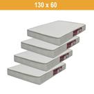 Kit 04 Colchões 130x60 Para Berço Light Ortobom