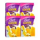 Kit 04 Diet Week Shake Baunilha 360g Maxinutri