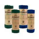 Kit 04 Ecomais Limpa Pisos Área Interna Pano De Chão Microfibra