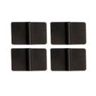 Kit 04 Eletrodos de Silicone Condutivo 5x3