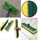 Kit 04.Esfregao Esponja Lava Piso Azuleijo Faxina Pratico
