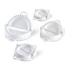 Kit 04 Fechadores Modelador Forma Cortador De Pastel E Risole