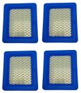 KIT 04 Filtro De Ar p/Cortador Grama Motor Briggs & Stratton