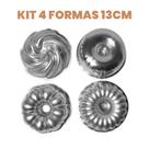Kit 04 Formas Decoradas 4 peças 13cm bolo Caparroz