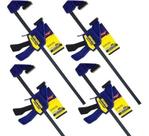 Kit 04 Grampo Rápido Marceneiro Quickgrip 6 Irwin 2006021