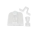 Kit 04 - janela de correr com 2 folhas com trico - branco - polímero