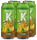 Kit 04 - Kombucha Orgânica Sabor Abacaxi e Menta 350ml DRK