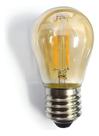 Kit 04 Lâmpadas Bolinha G45 Filamento Led Retrô Vintage E27 Luz Branco-quente 2200k (âmbar 127/220v
