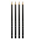 Kit 04 Lápis de Escrever Preto Redondo Ecolápis Max Nº2 HB Faber Castell