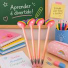 KIT 04 Lápis Eternal Infinito Escrita Ilimitada Lápis Eterno Sem Tinta Eterna Reutilizável Papelaria