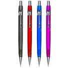 Kit 04 Lapiseira Técnica Triangular 0.7mm Colorida BRW Grip Ergônomico Escrita Macia