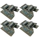 Kit 04 Molas Para Poltrona Amamentação H02 Cadeira de Balanço Assento - Lyam