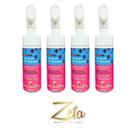 Kit 04 Mousse De Limpeza Rosa Mosqueta E Chá Verde - Dapop
