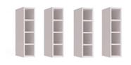 Kit 04 Nichos Garrafeiro Adega 100% Mdf Bp Garrafas Branco