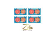 Kit 04 Paleta Duo Blush Cintilante E Iluminador CorA - Dapop