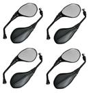 Kit 04 Pares De Retrovisor Bmw Mini F800 Fixo Rosca Honda