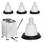 Kit 04 Pé Nivelador Lavadora Electrolux Ltd06 Lt08e Lt10b