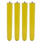 Kit 04 Pés Palito Amarelo 30 Cm - D'rossi