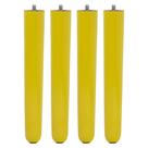 Kit 04 Pés Palito Amarelo 30 cm D10 - D'Rossi